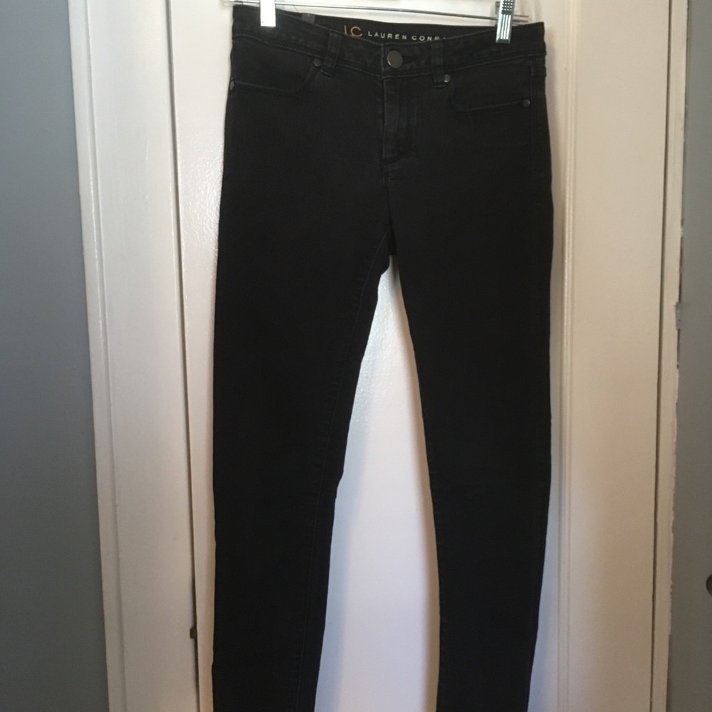 LC Lauren Conrad Black Skinny Jeans